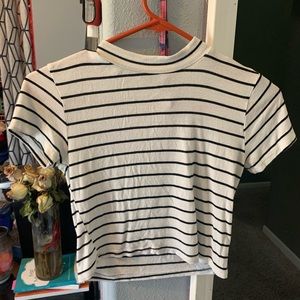 Striped Crop Top